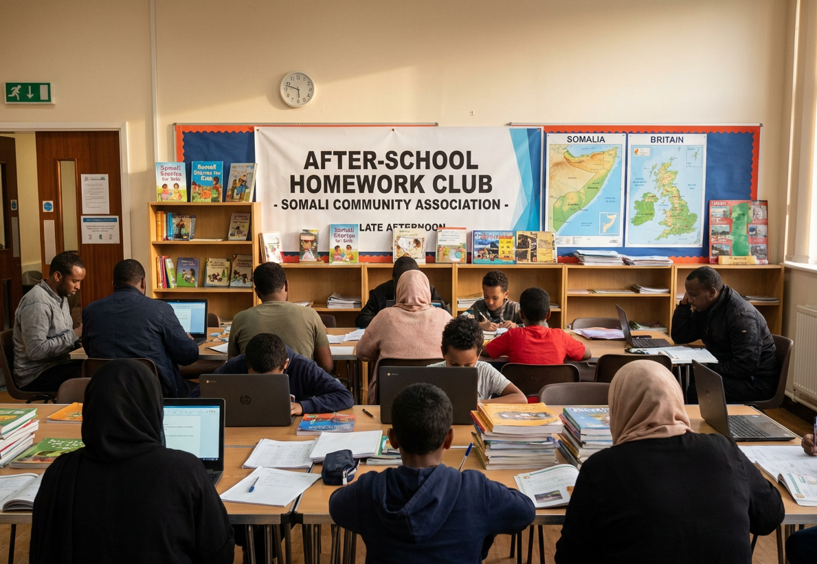 Madrasah students learning